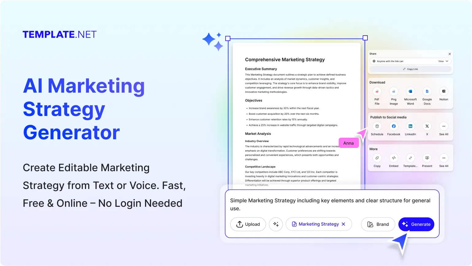 Free AI Marketing Strategy Generator, Free Marketing Strategy Maker Online
